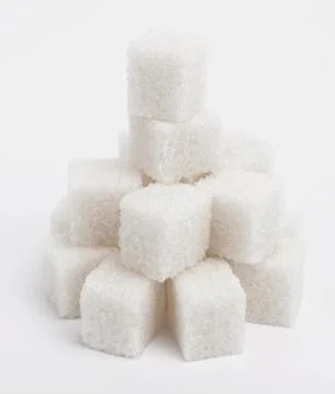 Cubes of sugar Stock Photos