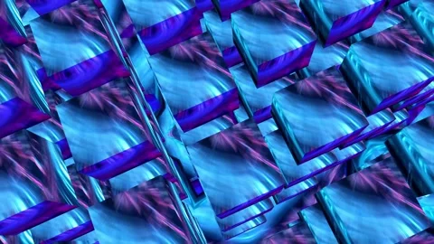 Cubes Tech 0001 - VJ Loops - Sandu Visuals Stock Footage 331665400