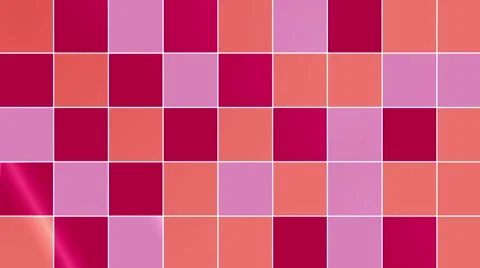 Cubes wall transition (red color) Stock Footage 47800433