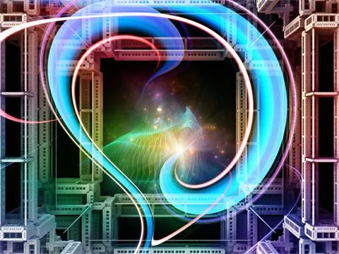 Cubic Abstraction Stockillustratie