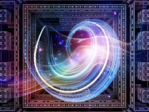 Cubic Abstraction Illustration