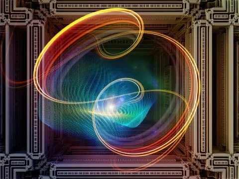 Cubic Abstraction Stock Illustration