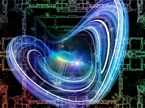 Cubic Abstraction Stock Illustration