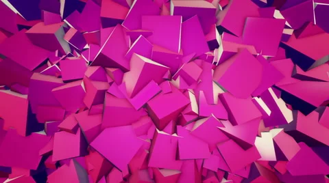 Cubic background Stock Footage 46495244