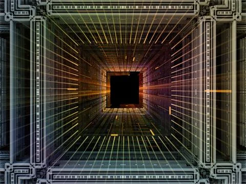 Cubic Background Stock Illustration