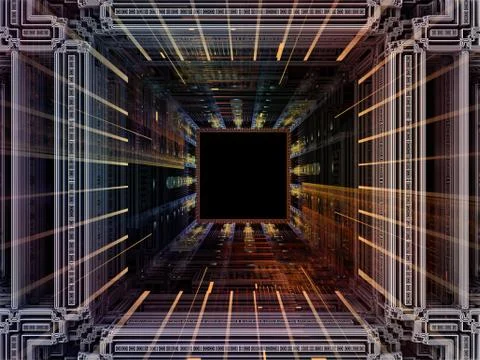 Cubic Background Stock Illustration