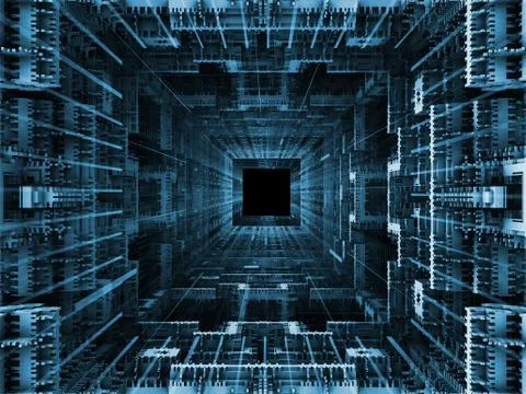 Cubic Background Stock Illustration