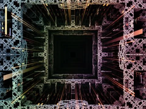 Cubic Background Stock Illustration