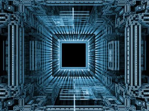 Cubic Background Stock Illustration