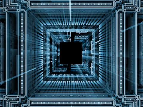 Cubic Background Stock Illustration