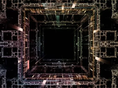 Cubic Background Illustrazione stock