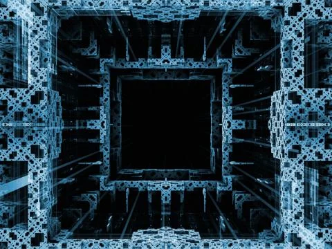 Cubic Background Stock Illustration