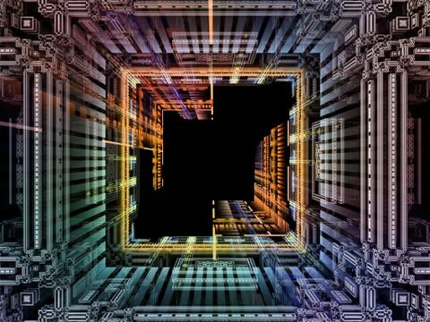 Cubic Background Stock Illustration