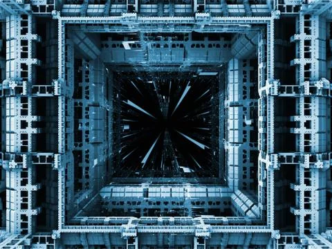 Cubic Background Stock Illustration