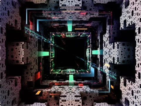 Cubic Background Illustrazione stock