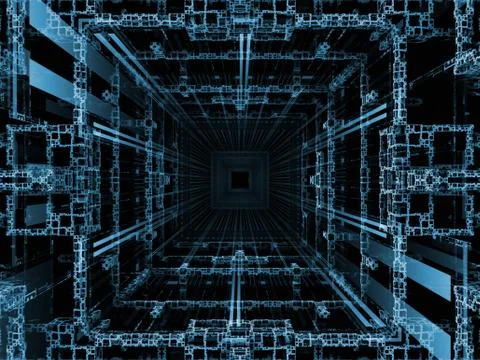 Cubic Background Illustrazione stock