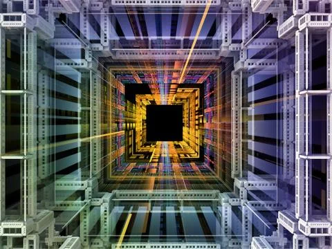 Cubic Background Stock Illustration