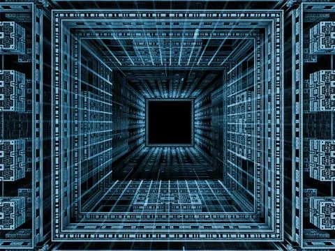 Cubic Background Illustrazione stock