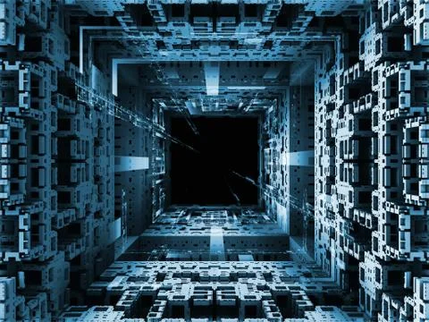 Cubic Background Illustrazione stock