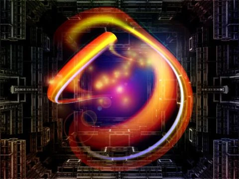 Cubic Composition Stockillustratie