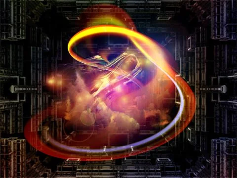 Cubic Composition 스톡 일러스트