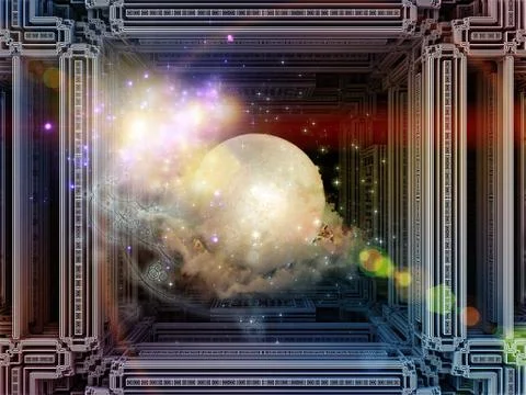 Cubic Connections Stockillustratie