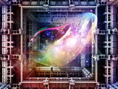 Cubic Connections Stock Illustration