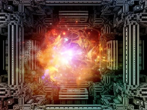 Cubic Connections Stock Illustration