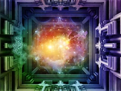 Cubic Connections Stock Illustration