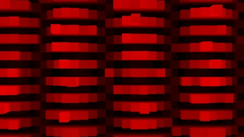 Cubic Cylinders Stock Footage 128838562