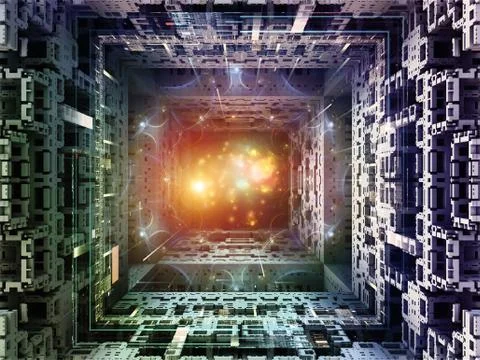 Cubic Design Illustrazione stock