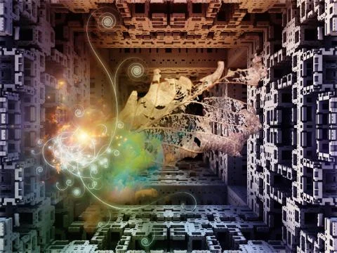 Cubic Design Illustrazione stock