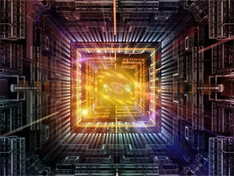 Cubic Design Illustrazione stock