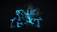 Cubic Future Title Stock After Effects