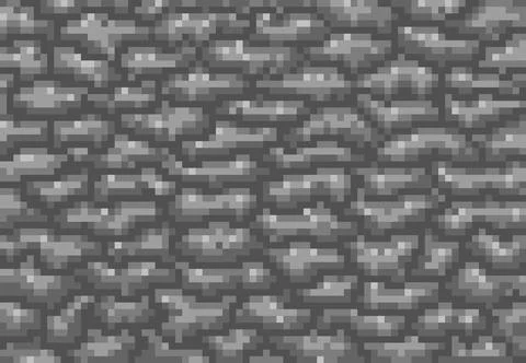 Cubic grey rock stone blocks pattern background Stock Illustration