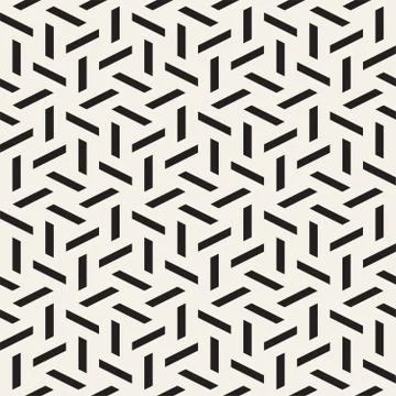 Cubic Grid Tiling Endless Stylish Texture. Abstract Geometric Background De.. Stock Illustration