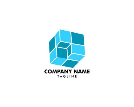 Cubic logo design template vector illustration Stock Illustration