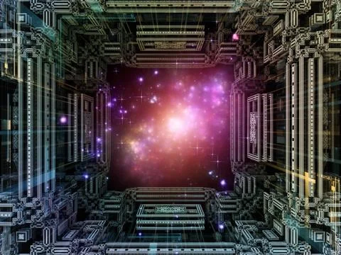 Cubic Metaphor Stock Illustration