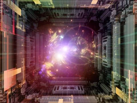 Cubic Metaphor Stock Illustration