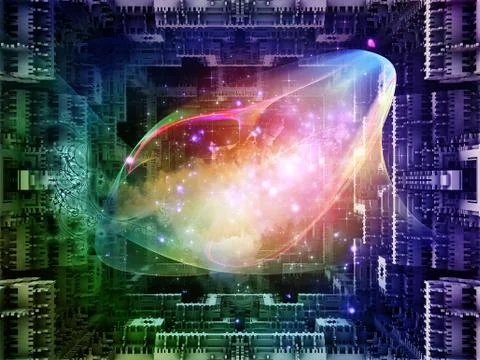Cubic Metaphor Stockillustratie