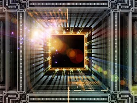 Cubic Metaphor Stock Illustration