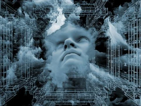 Cubic Mind Stock Illustration