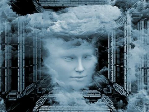 Cubic Mind Stock Illustration
