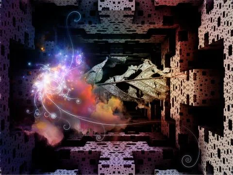 Cubic Solution Stockillustratie