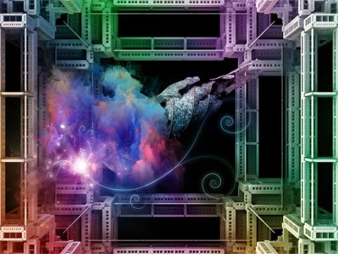 Cubic Solution Illustrazione stock