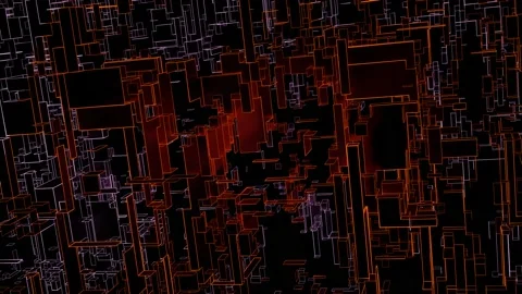 Cubic space 4K Video stock 150343164