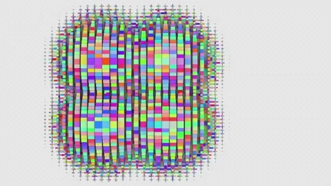 Cubic Spheres Stock Footage 170644445