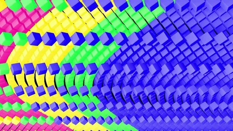 Cubic Spiral 4K 03 Stock Footage 76909705
