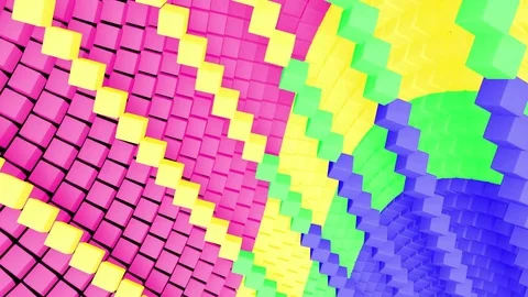 Cubic Spiral 4K 04 Stock Footage 76909510