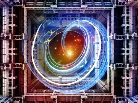 Cubic Synergy Stock Illustration